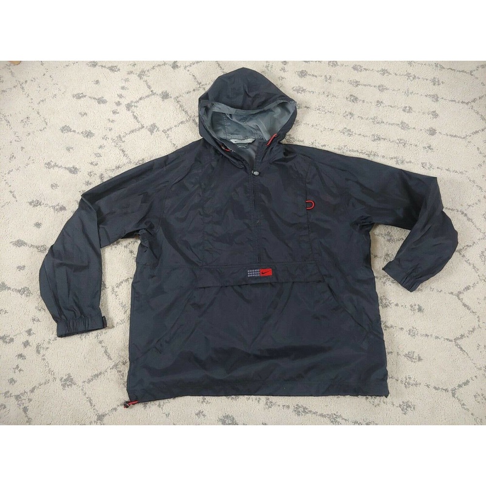 Nike Black 1/2 Zip Windbreaker Jacket